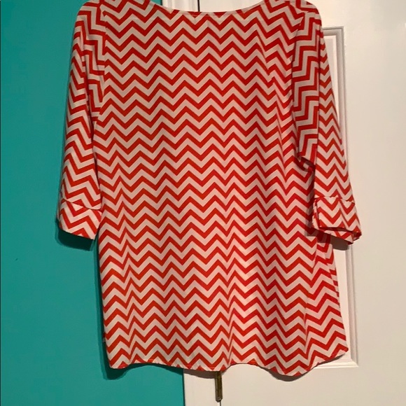 Alya Chevron 3/4 Length Blouse - Picture 3 of 3